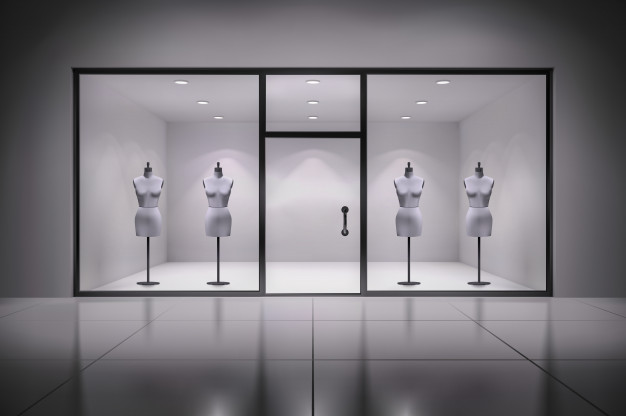 Interior de vitrine do Triner